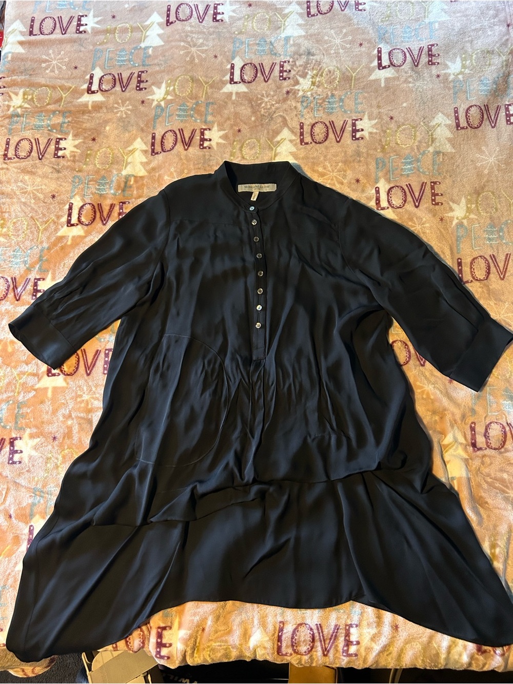 Laurel Silk Tunic Top
